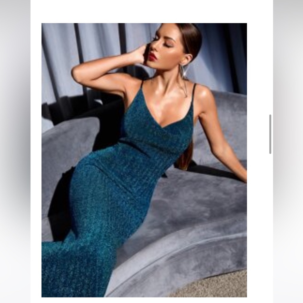 Sparkly Blue Prom / Gala Dress